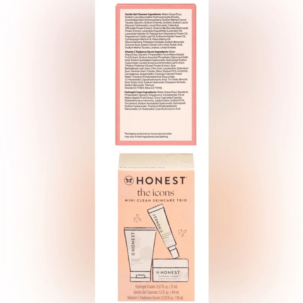*NEW* Honest Beauty the Icons Mini Clean Skincare Trio Gift Set